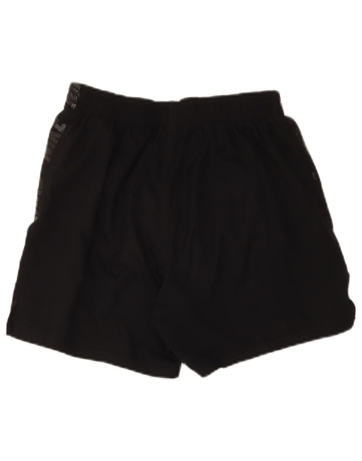 Pantaloncini sportivi grafici Nike da donna UK 12 medio nero poliestere