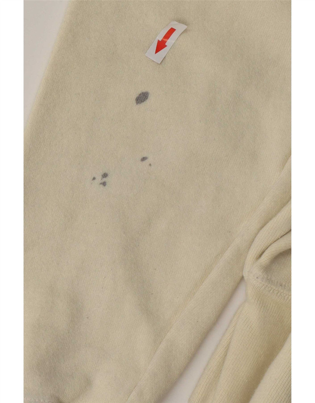 Felpa da uomo Champion XS in cotone bianco sporco