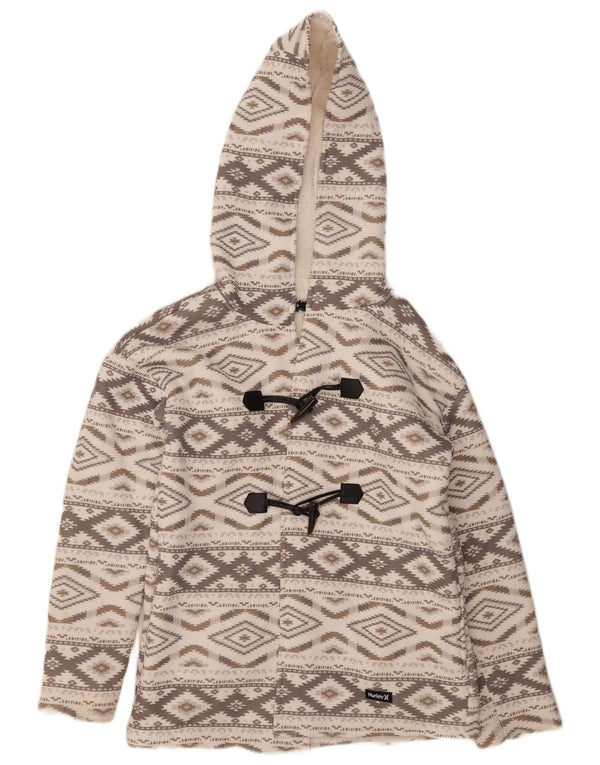 Montgomery oversize da donna Hurley UK 6 XS Grigio Argyle/Diamond Aztec