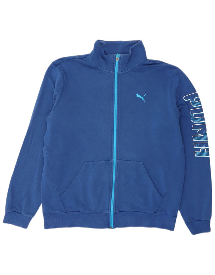 Giacca da ginnastica grafica da uomo Puma Large Blu