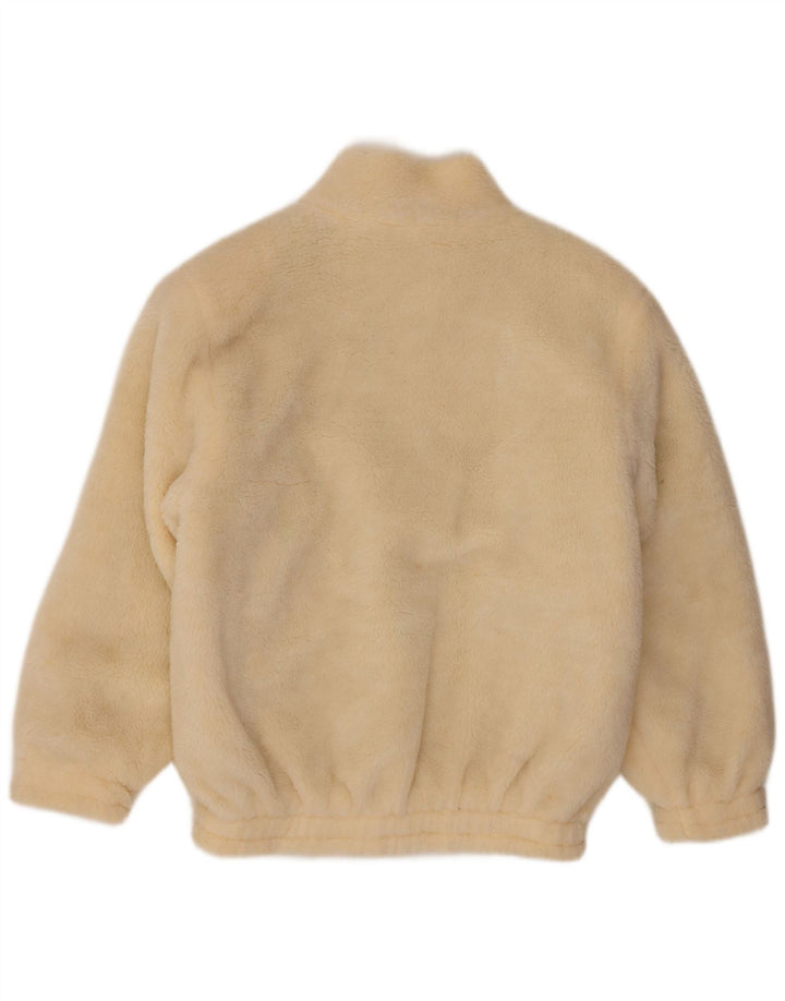 Giacca da donna in pelliccia sintetica Marina Yachting IT 42 Poliestere bianco sporco medio