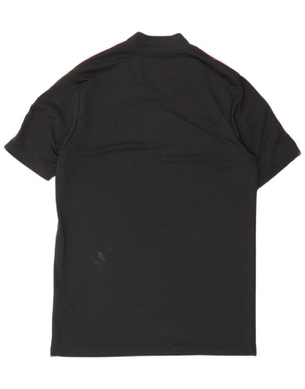 Maglietta Adidas da uomo a maniche corte regolare, colore nero medio