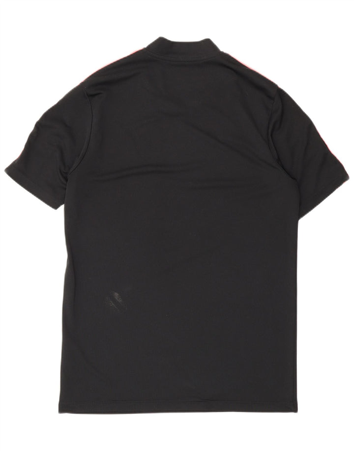 Maglietta Adidas da uomo a maniche corte regolare, colore nero medio