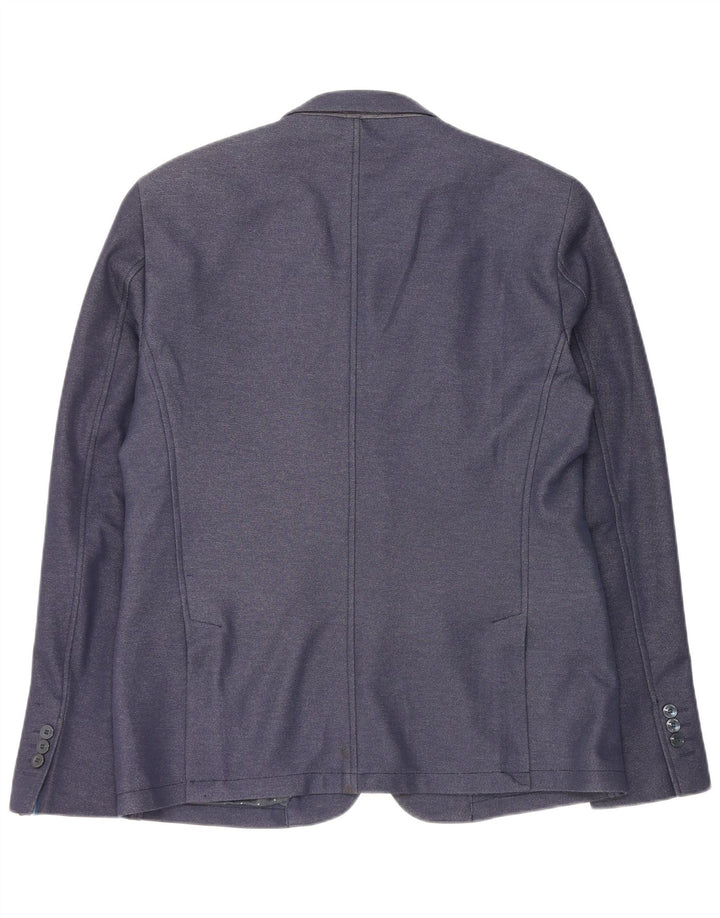 Giacca blazer da uomo a 2 bottoni Zara EU 56 XL blu navy