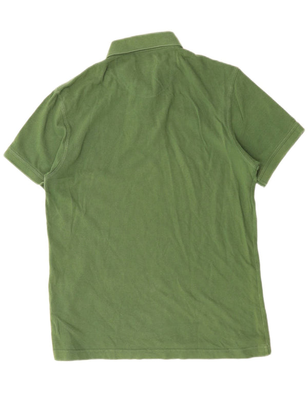 Polo da uomo Barbour grande in cotone verde