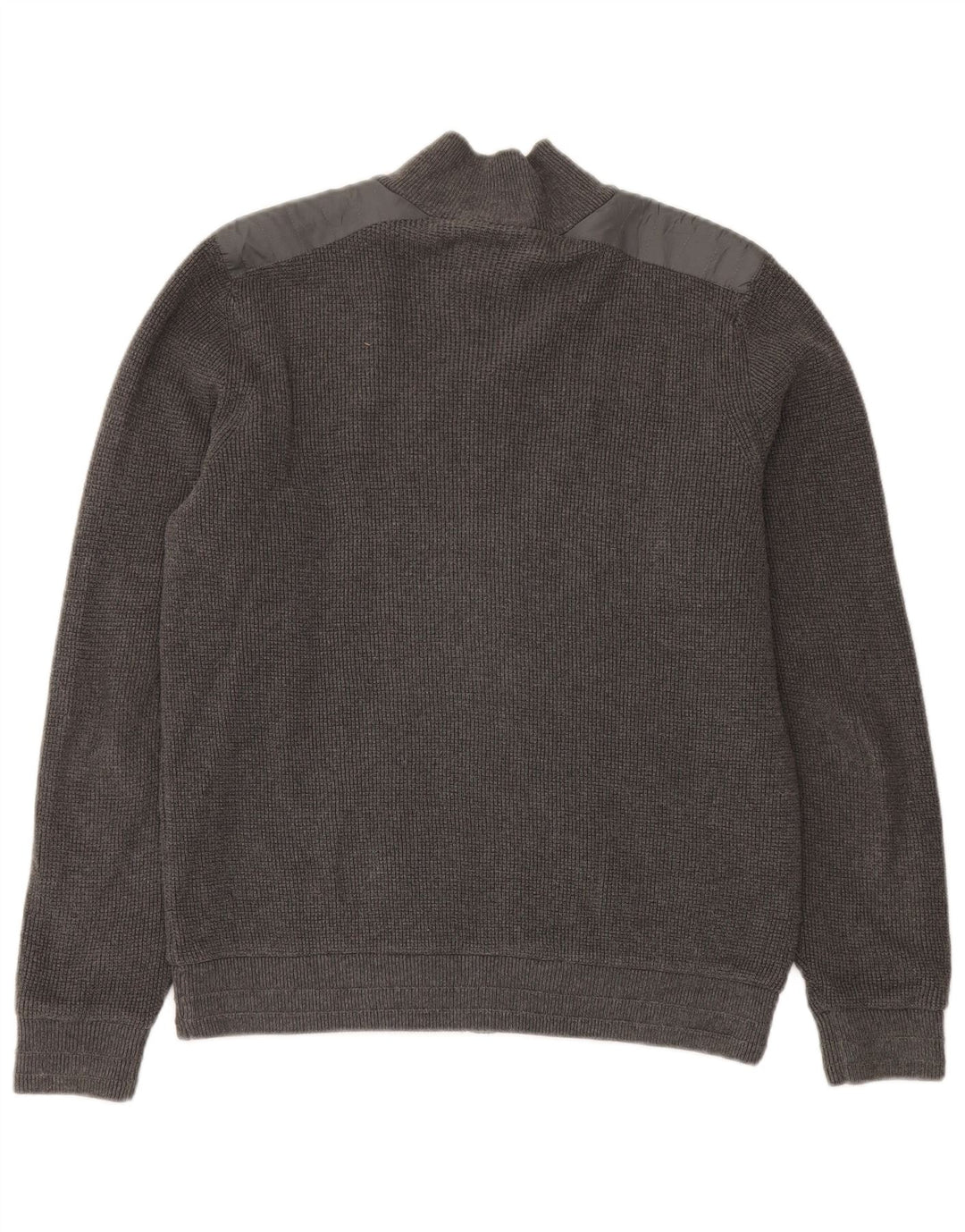 Maglione cardigan vestibilità regolare Marks & Spencer da uomo blu Harbour grigio medio