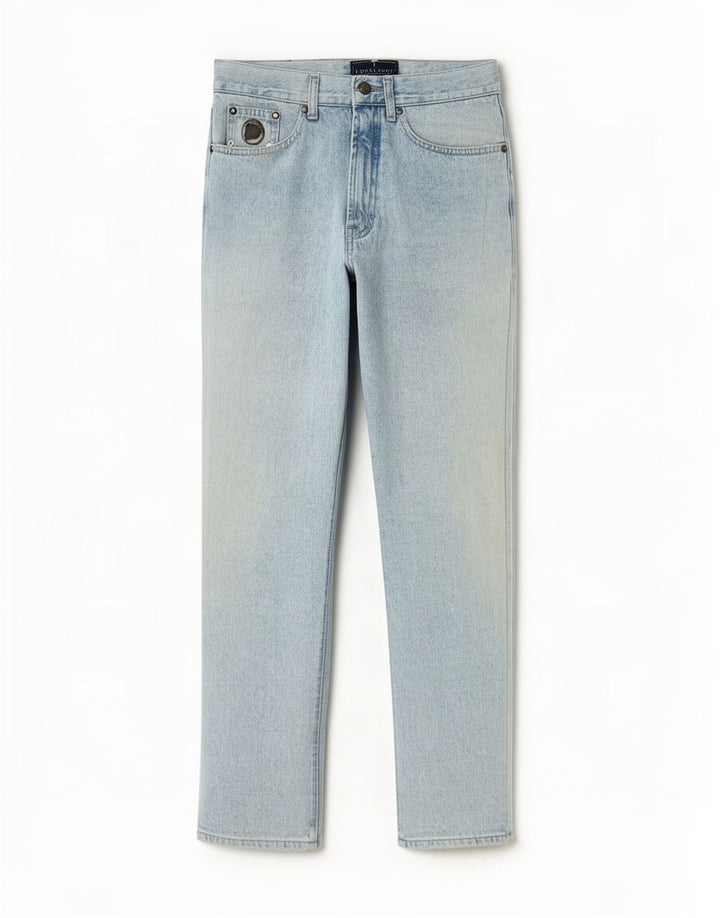 Jeans Slim Uomo Trussardi W32 L29 Blu Cotone
