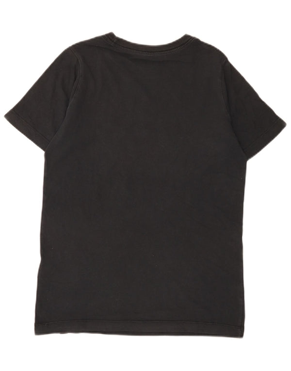 T-shirt grafica da ragazzo Nike Top 12-13 anni grande in cotone nero