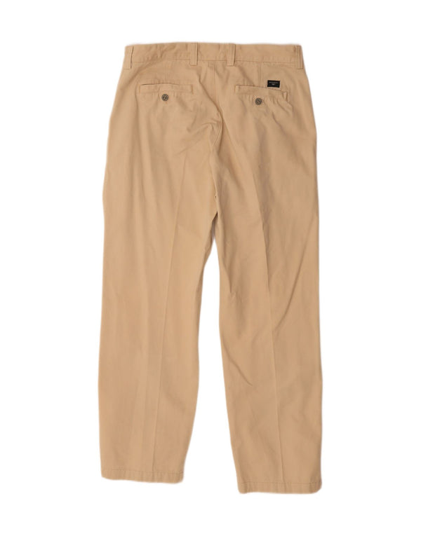 Pantaloni chino dritti da uomo vestibilità comoda Dockers W34 L32 Beige
