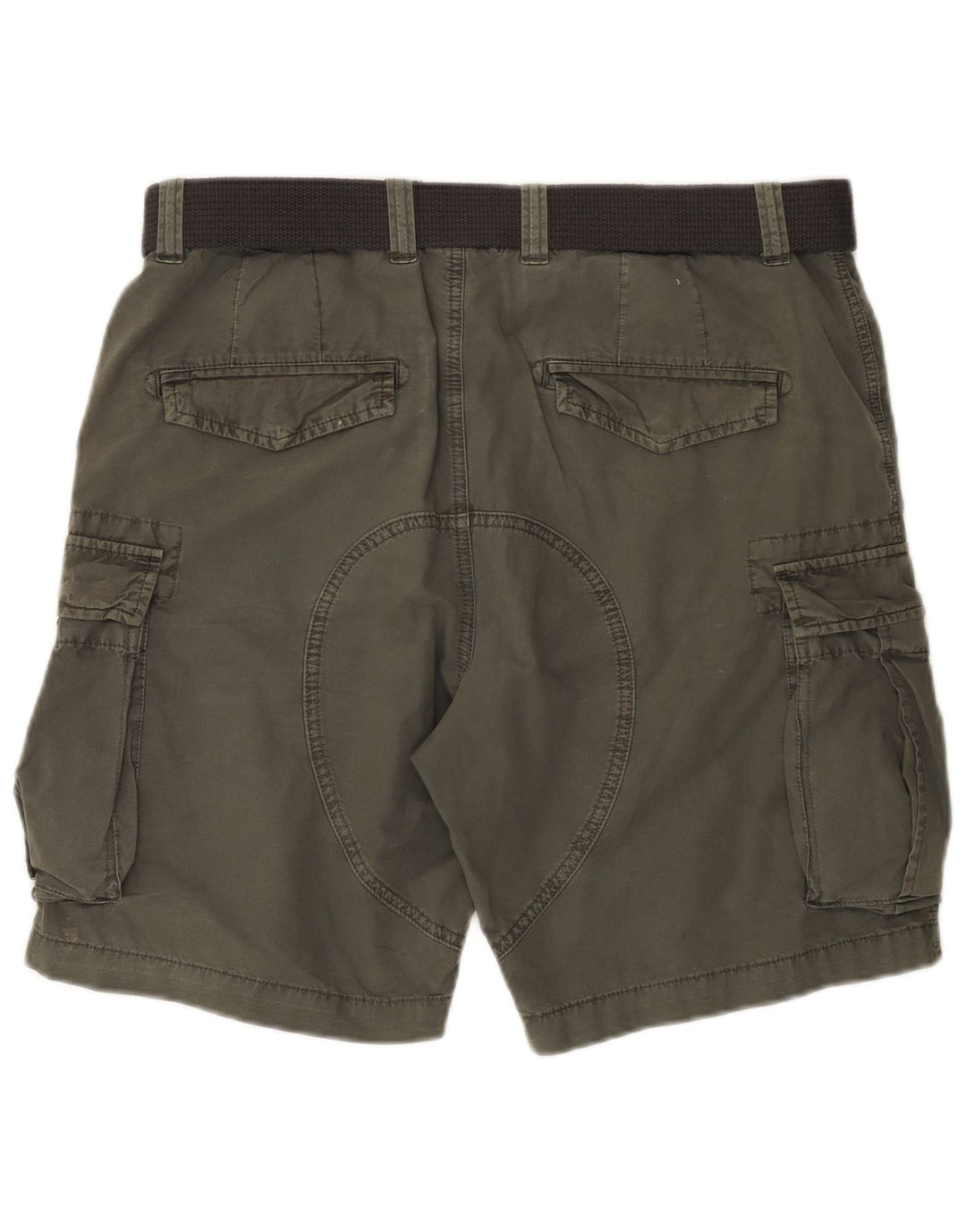 Pantaloncini cargo da uomo SUPERDRY W34 grandi cotone kaki