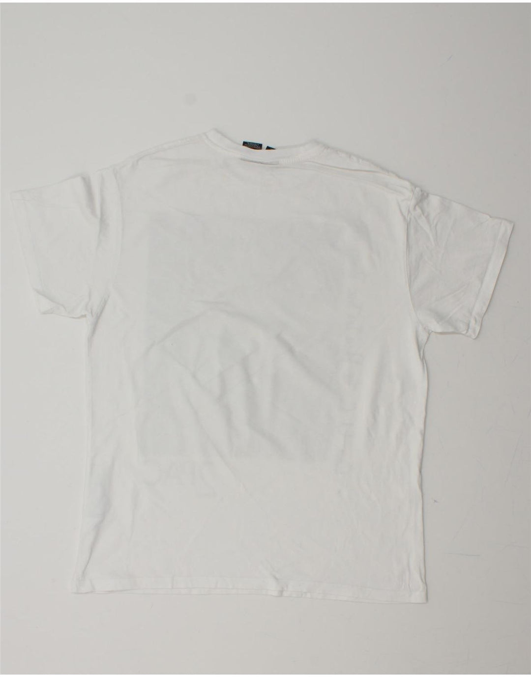 BERSHKA Mens Oversized Graphic T-Shirt Top XS White Cotton Vintage Bershka and Second-Hand Bershka from Messina Hembry 