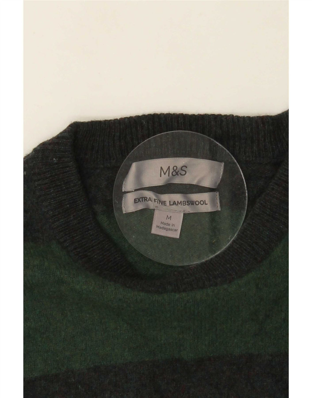 Maglione maglione girocollo da ragazzo Marks & Spencer 14-15 anni verde medio