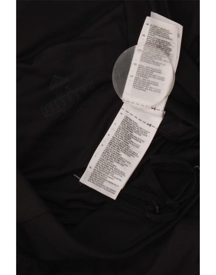 Pantaloncini sportivi Adidas da donna UK 10 piccoli poliestere nero