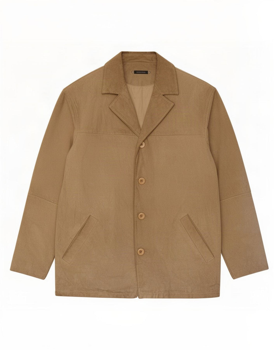 Giacca in pelle scamosciata da uomo Angelo Litrico UK 42 XL in pelle marrone