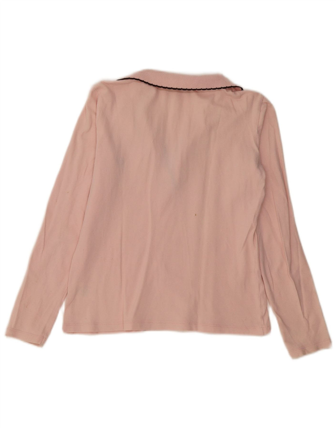 Polo a maniche lunghe da donna FRED PERRY UK 12 cotone rosa medio