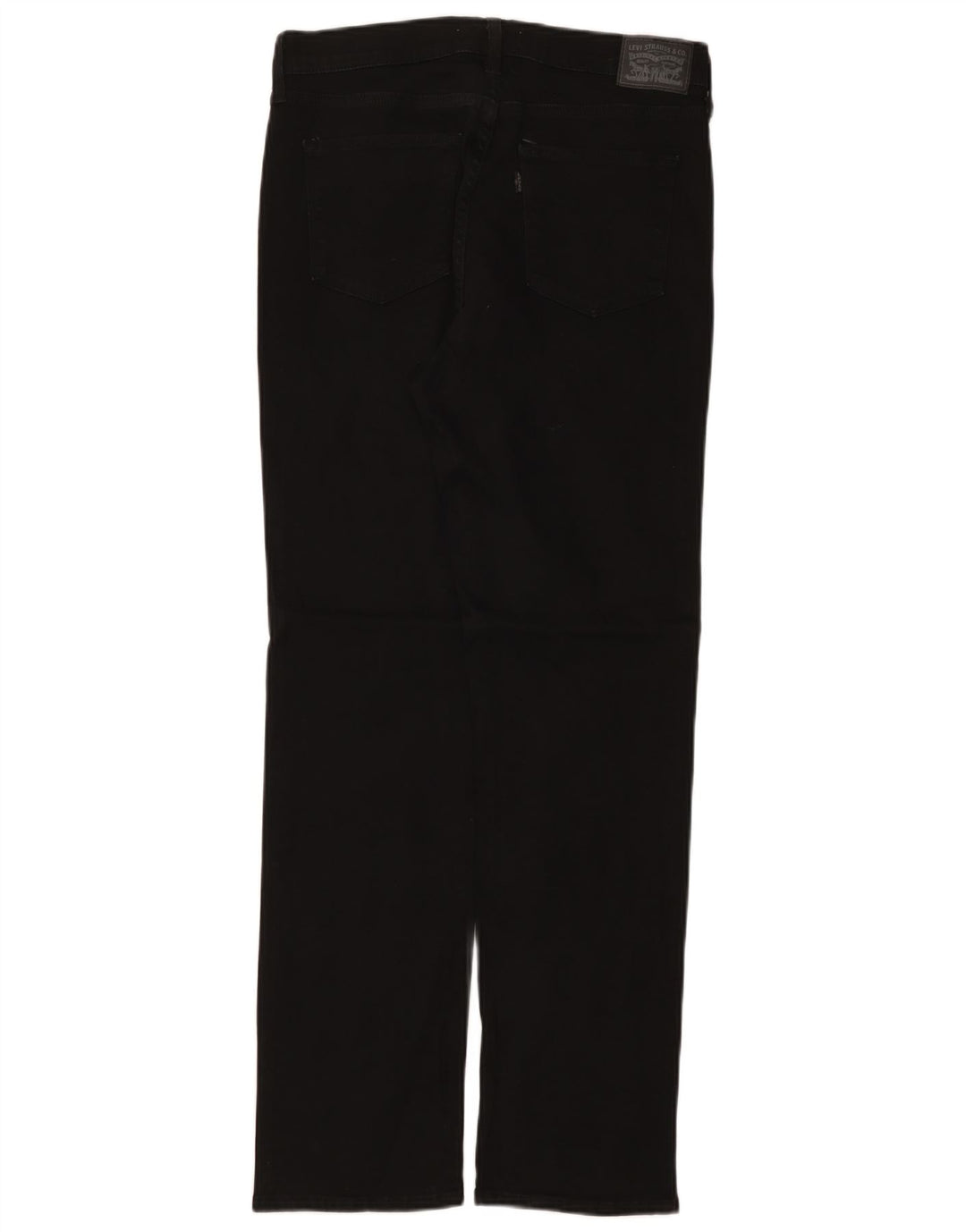 Jeans dritti classici da donna LEVI'S W29 L32 cotone nero