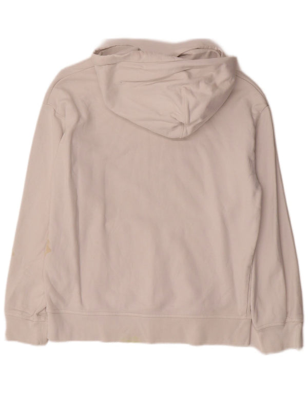 Levi's Womens Graphic Oversized Hoodie Jumper UK 6 XS White Floral Cotton