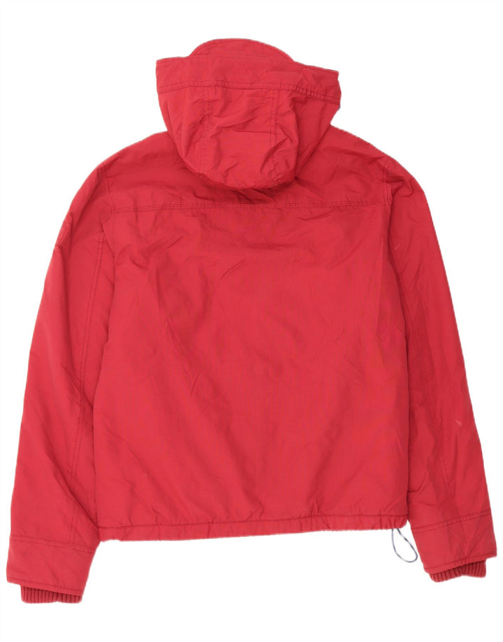 Giacca a vento con cappuccio da uomo Fat Face UK 36 piccola in nylon rosso