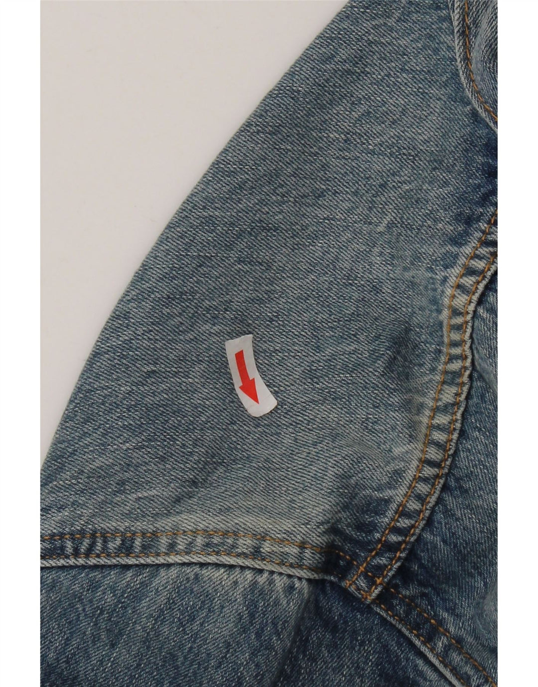 Giacca di jeans da uomo Levi's UK 40 grande cotone blu