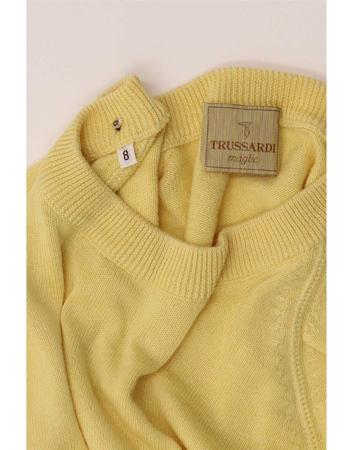 Maglione Maglione Girocollo Uomo Trussardi 2XL Giallo