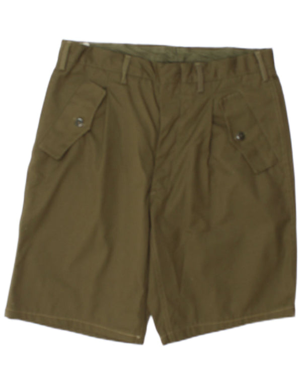 Pantaloncini casual vintage da uomo IT 50 grandi W36 kaki