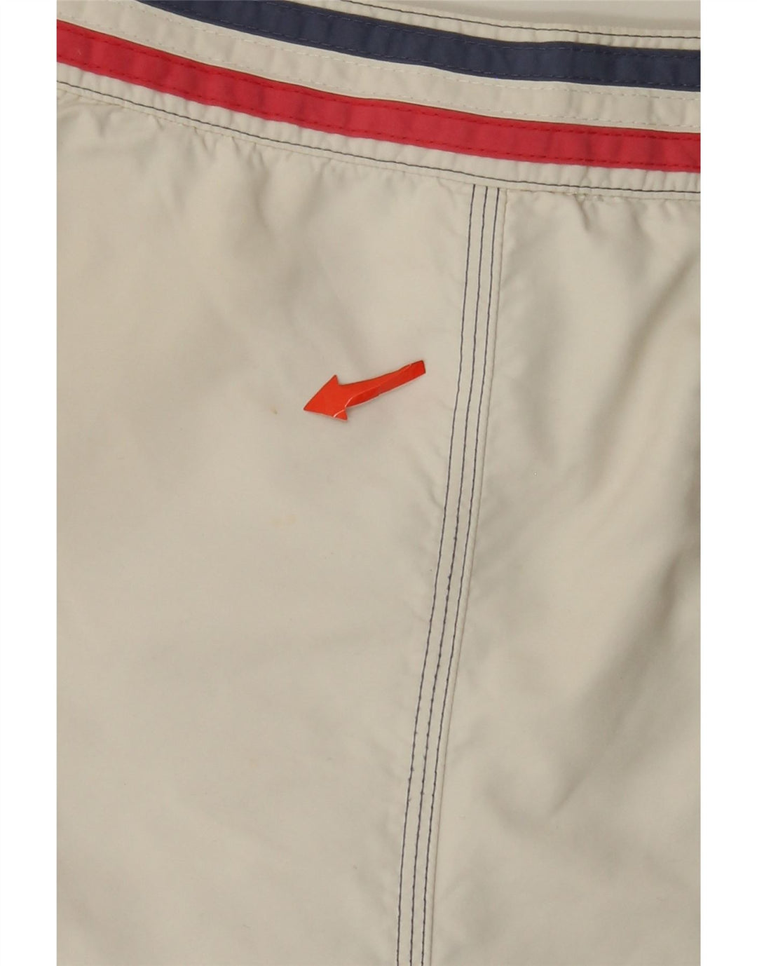 Pantaloncini da bagno da uomo Sundek nylon medio bianco sporco