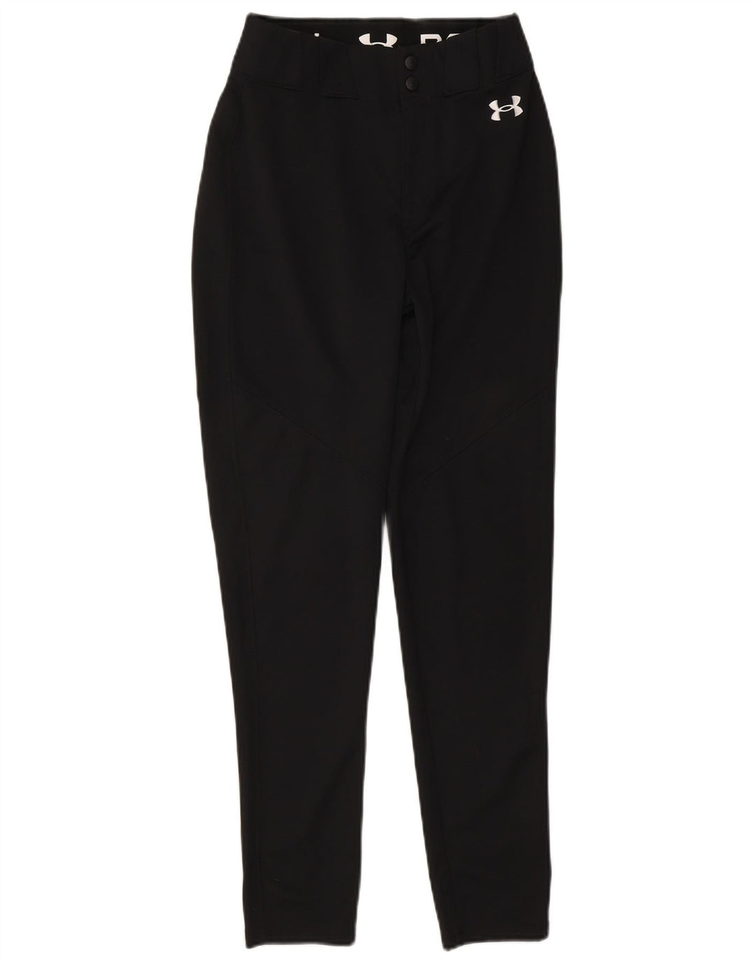 Pantaloni casual slim da donna Under Armour piccoli in poliestere nero
