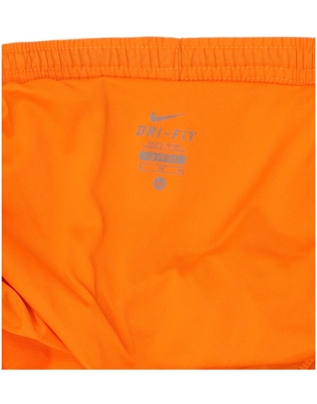 Pantaloncini sportivi Nike Dri Fit da donna UK 18 XL arancione poliestere