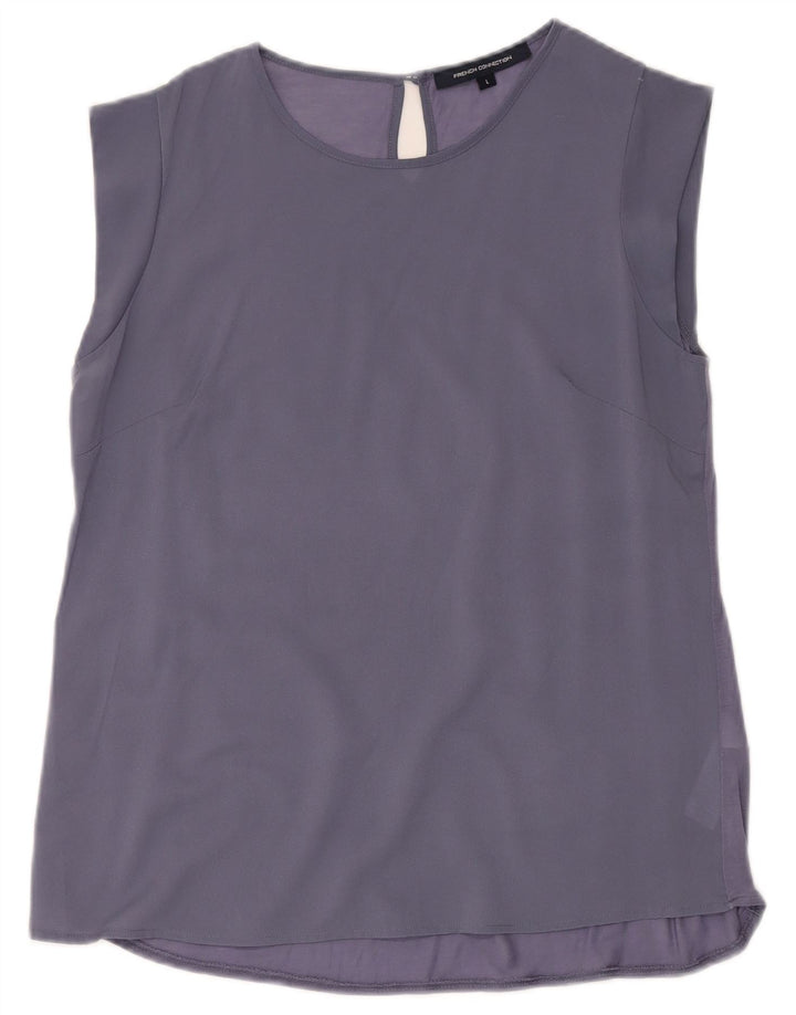Camicetta da donna French Connection Top UK 14 Large Viola Poliestere