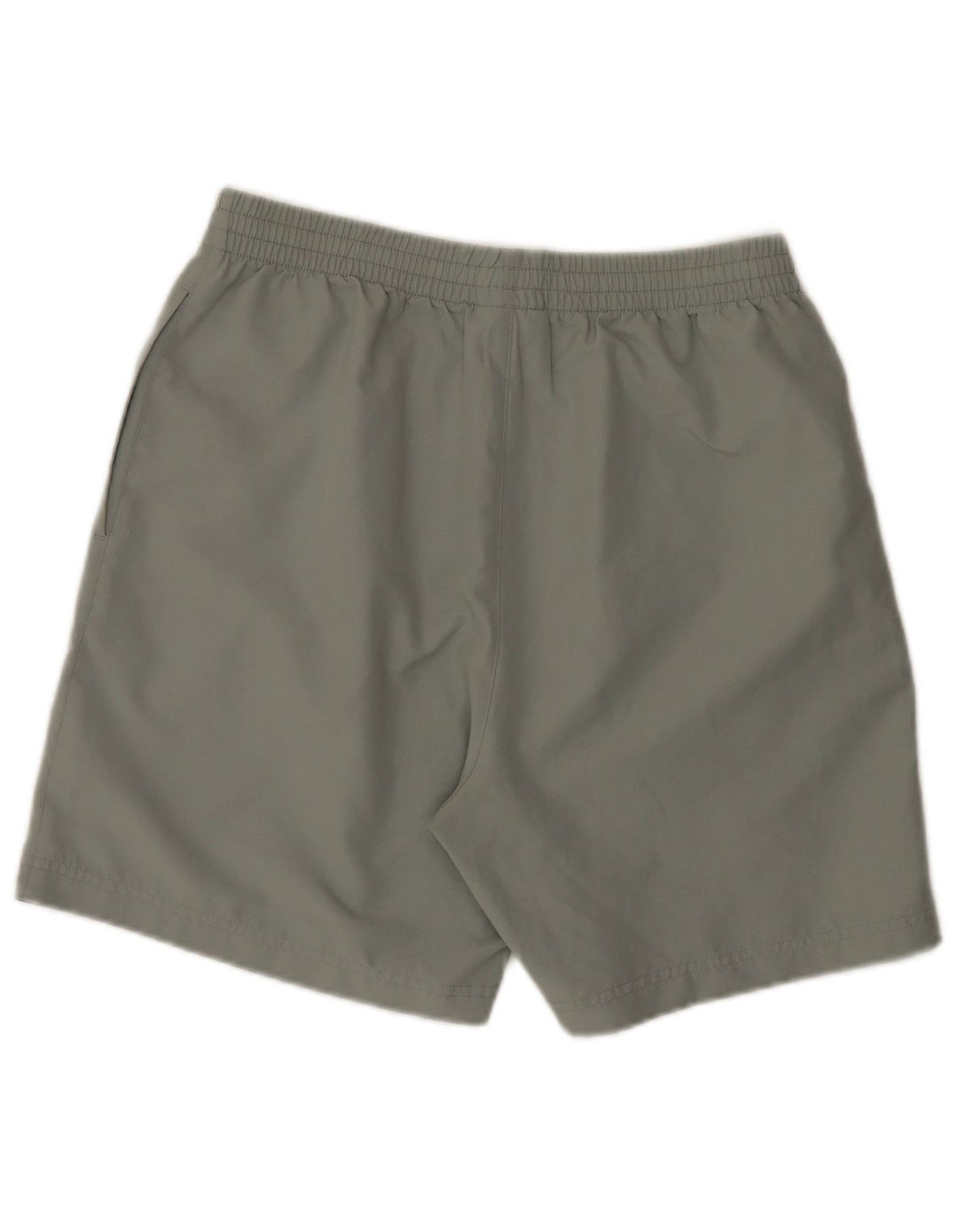 Pantaloncini sportivi REEBOK da uomo in poliestere grigio medio