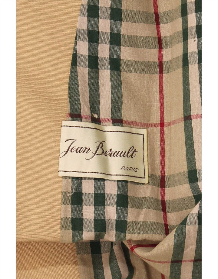 Trench doppiopetto vintage da uomo UK 38 Beige medio