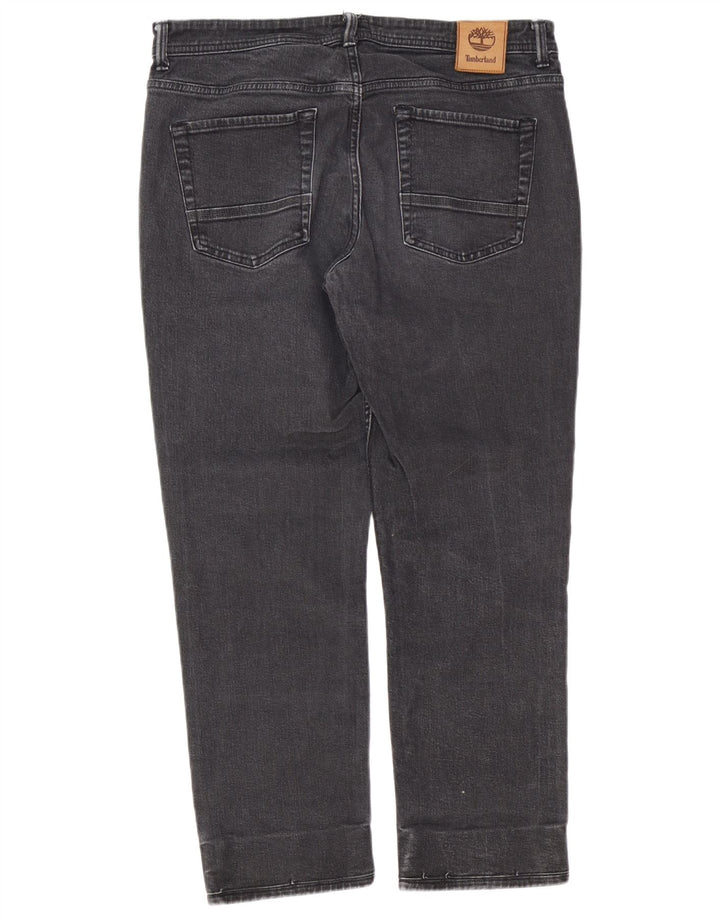 Jeans dritti da uomo Timberland W35 L29 cotone nero