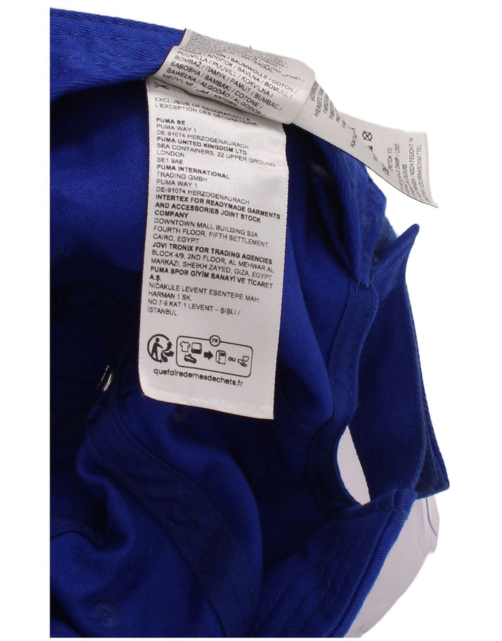 Berretto da baseball grafico da ragazzo Puma Taglia unica in cotone blu