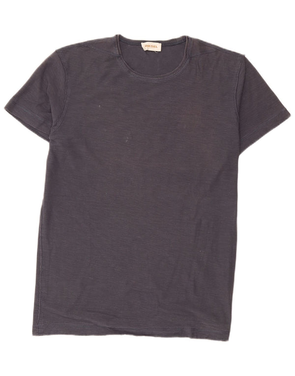 T-shirt da uomo Diesel Top medio blu navy screziato