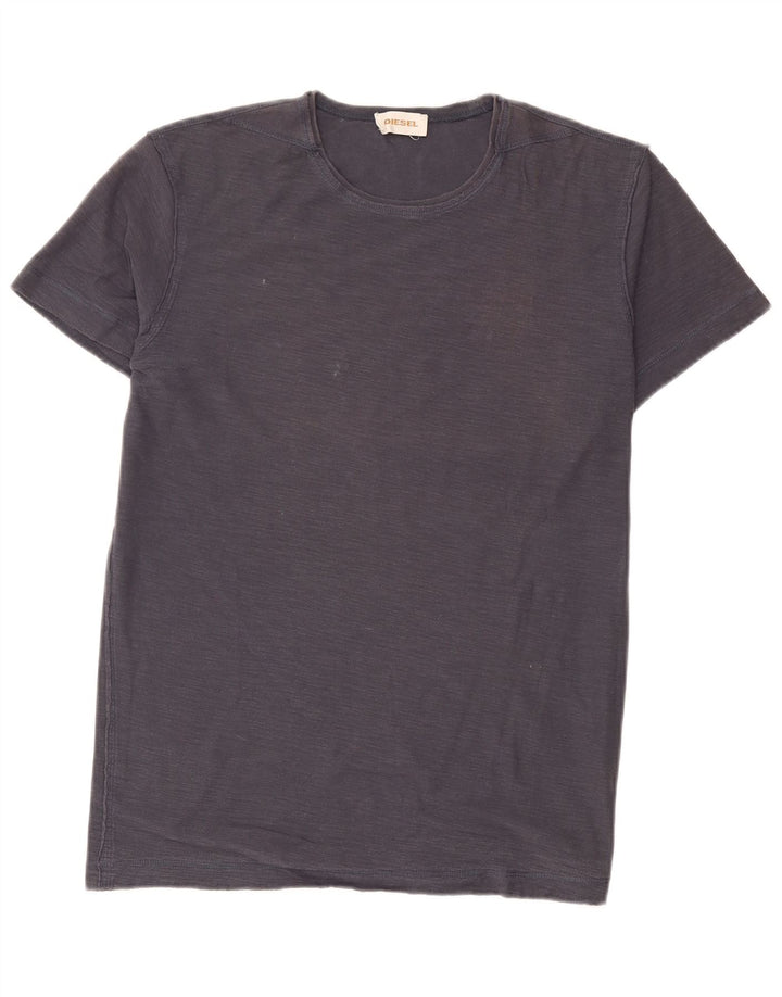 T-shirt da uomo Diesel Top medio blu navy screziato