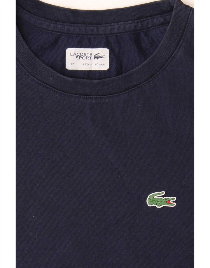Maglietta Lacoste per ragazzi 11-12 anni Blu navy