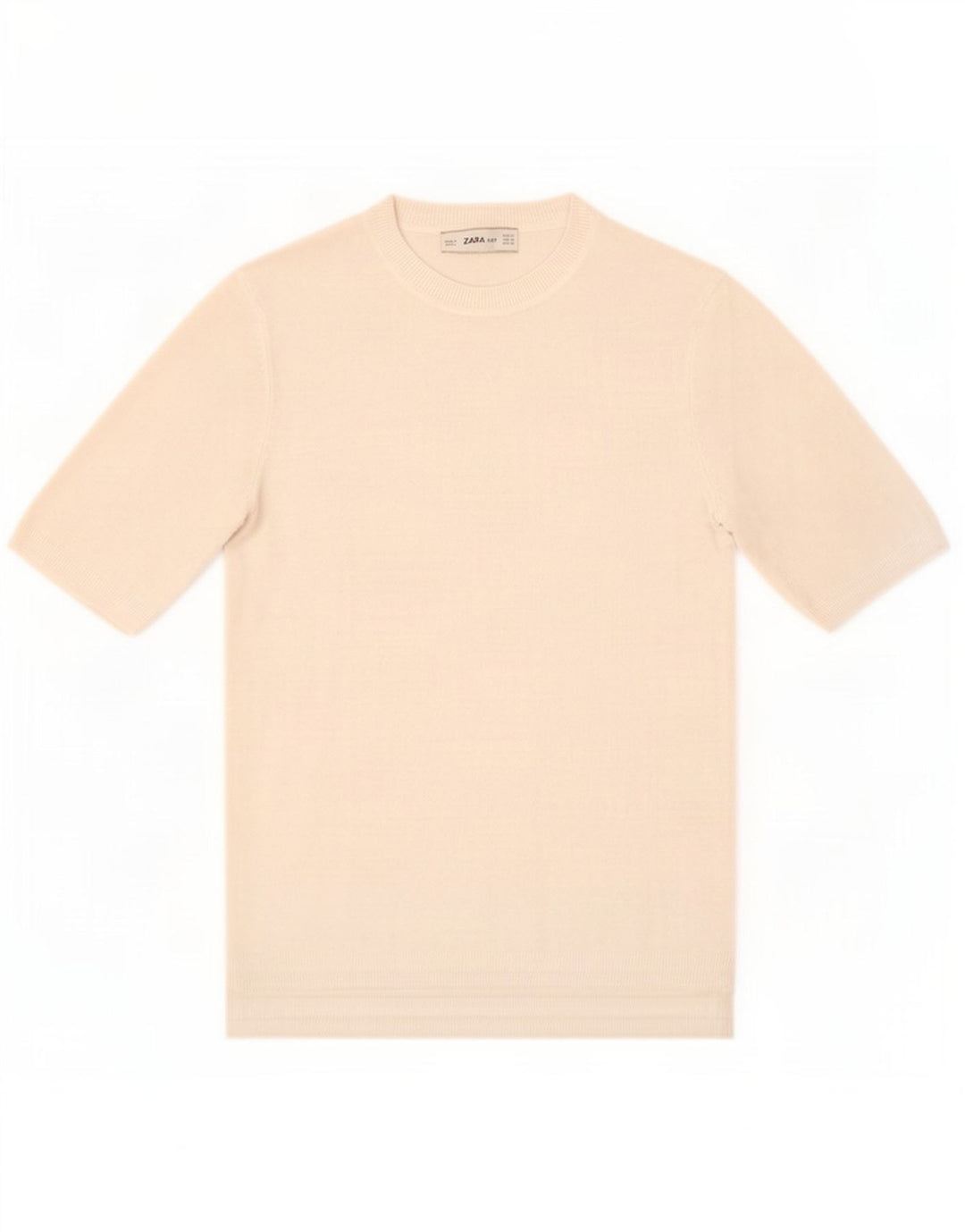 T-shirt Zara da donna Top UK 12 bianca media