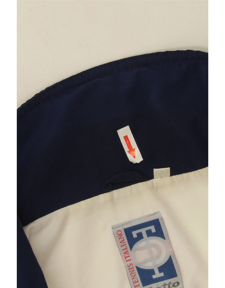 Giacca da ginnastica grafica da uomo Lotto, grande, color block blu navy
