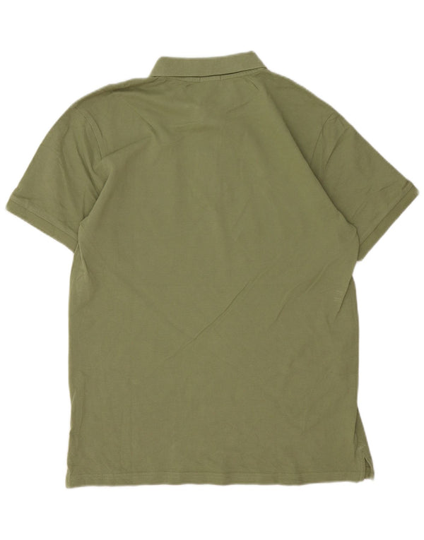 Polo da uomo Rifle Large in cotone verde