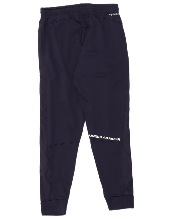 Pantaloni da tuta con grafica da uomo Under Armour Pantaloni da jogging medio blu navy
