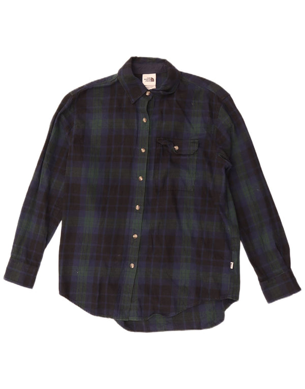 Camicia in flanella oversize da donna The North Face UK 10 Small Navy Check