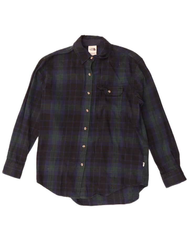 Camicia in flanella oversize da donna The North Face UK 10 Small Navy Check