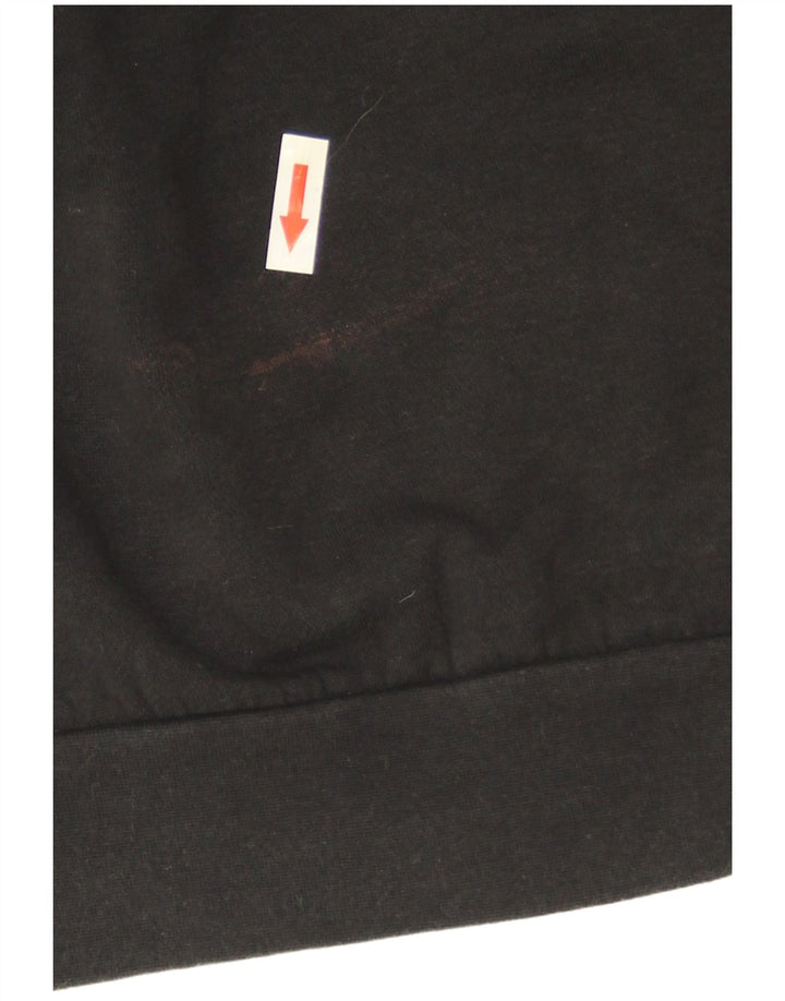 Felpa da donna Adidas Jumper UK 12/14 cotone nero medio