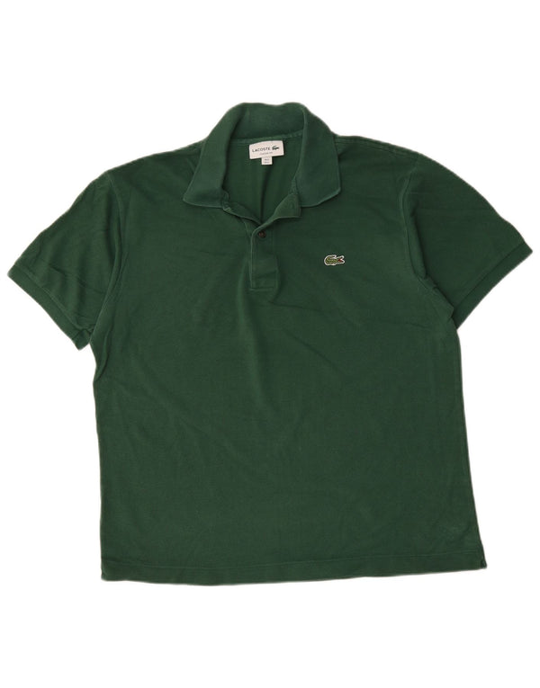 Polo da uomo Lacoste vestibilità classica taglia 5 grande in cotone verde