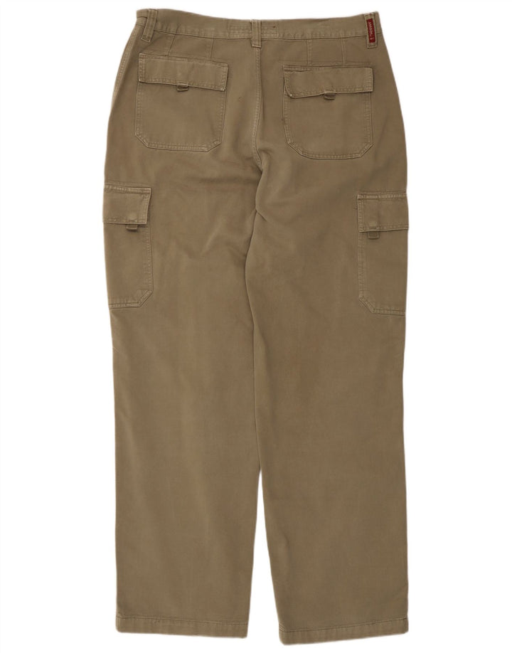 Pantaloni cargo dritti da uomo Carrera W38 L33 cotone kaki