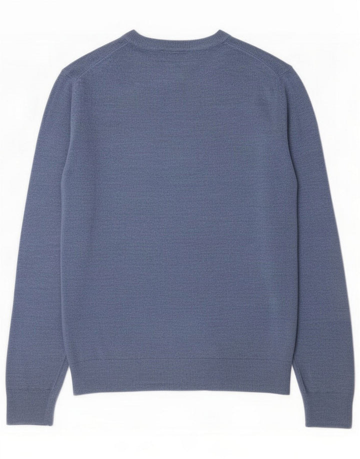 Dockers Maglione girocollo da uomo in acrilico blu medio