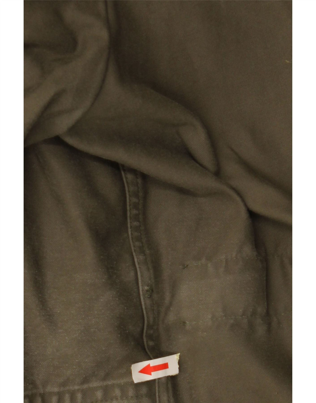 Giacca parka militare con cappuccio da uomo VINTAGE UK 40 grande verde