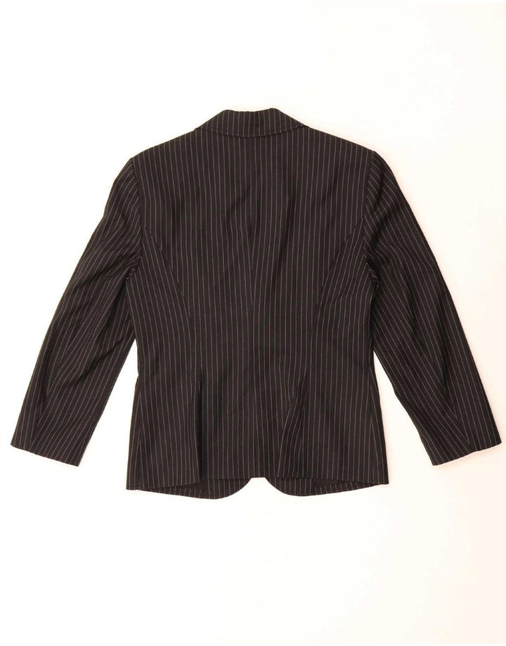 Abito da donna a 2 bottoni Esprit UK 12 medio W30 L30 nero a righe