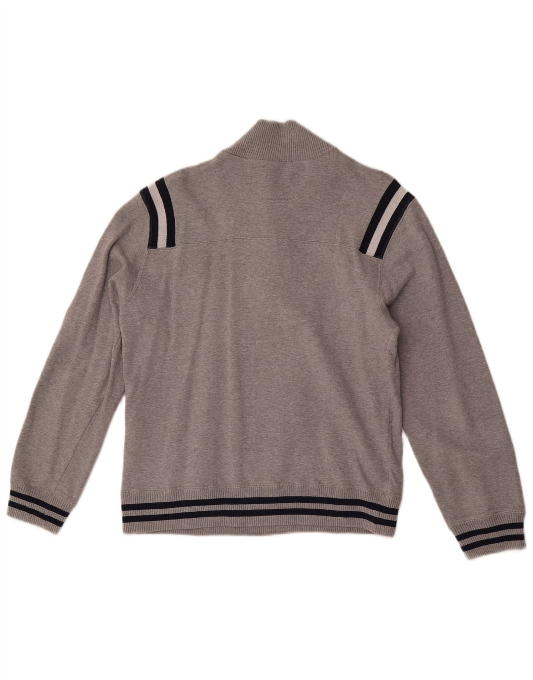 Felpa da donna con collo con zip Champion, maglione UK 12, colore grigio medio
