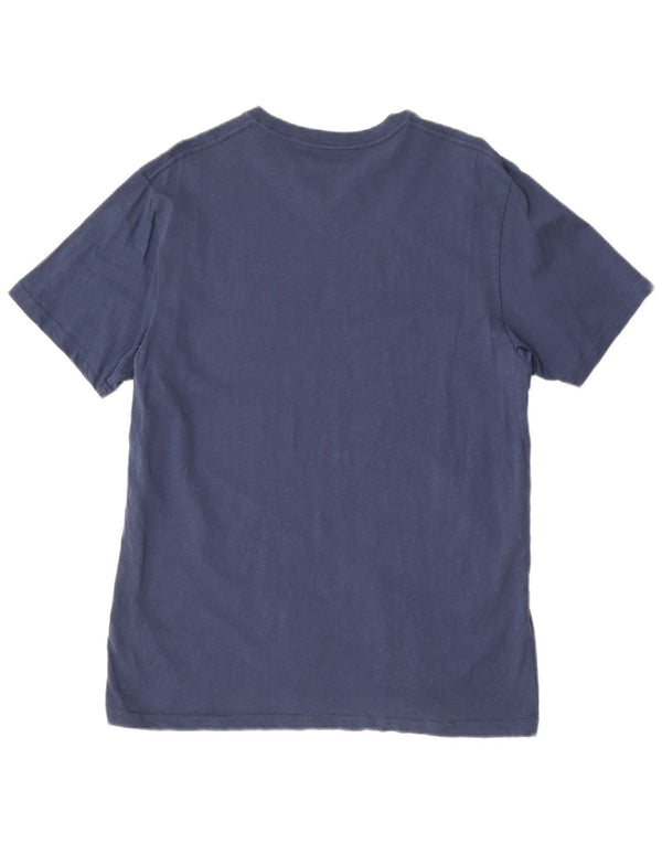 T-shirt grafica da uomo con vestibilità standard Rip Curl, in cotone floreale blu grande